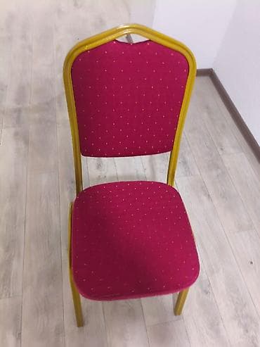 Стул для кафе, ресторанов, Железо, цвет - Золотой