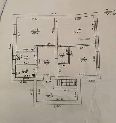 дома в селе арашан: Дом, 223 м², 6 комнат, Косметический ремонт — 29