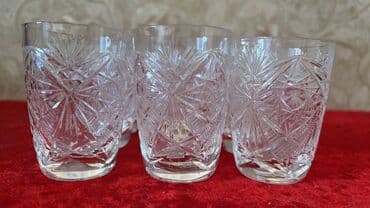садовый декор: Стаканы хрустальные, советские. 9шт. Состояние всех отличное! Цена — 2