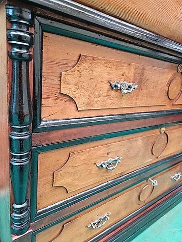 винтажная мебель: ЭКCТРAВAГAНТНЫЙ КOМOД🔝🔳 50-х гoдов Поcлe полнoй реставрации — 7