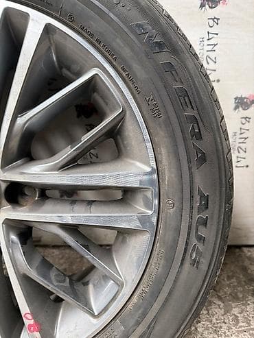 Транспорт: Колесо летнее Nexen + литой диск - Размер шины: 225/55 R17 - Тип — 4