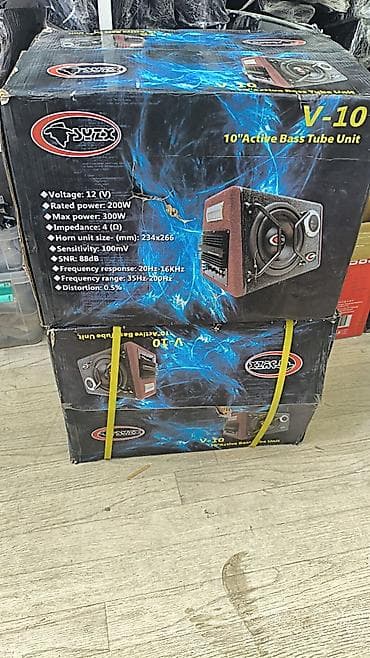 сабвуфер динамик: Активный сабвуфер SUZXC V-10 (10" Active Bass Tube Unit) - Диффузор — 4