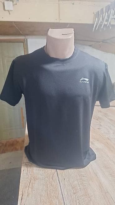 Футболка Li-Ning, спортивная - Тип: мужская футболка с коротким