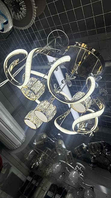 Потолочная светодиодная люстра с декоративными подвесами - Тип