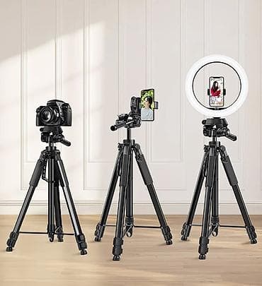 sigma 30mm: ШТАТИВ 3-в-1 — НОВЫЙ 🔥 📸 Для камеры, телефона и света • Высота до 180 — 4