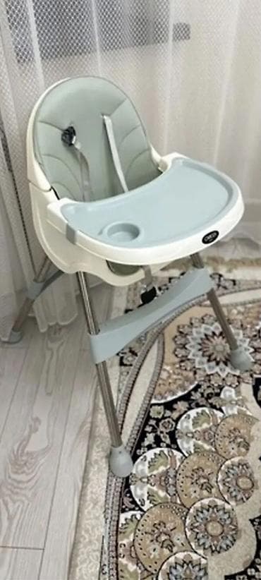 small table: Детский стульчик для кормления. - Удобное сиденье с мягкой спинкой и — 1