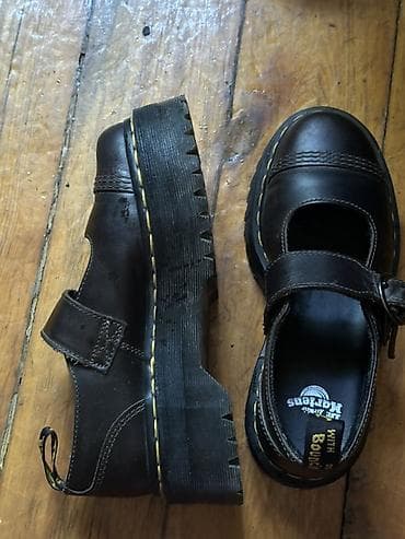 лоферы 37: Туфли, 37, Dr. Martens, Б/у, цвет - Черный, Самовывоз, Платная доставка — 2