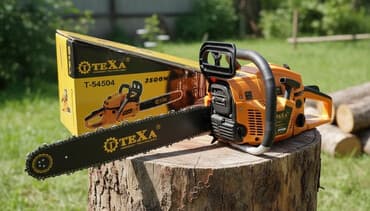 газонокосилка бензин: Бензопила TEXA T-54504 с двигателем на 2500 Вт, предназначенная для — 1