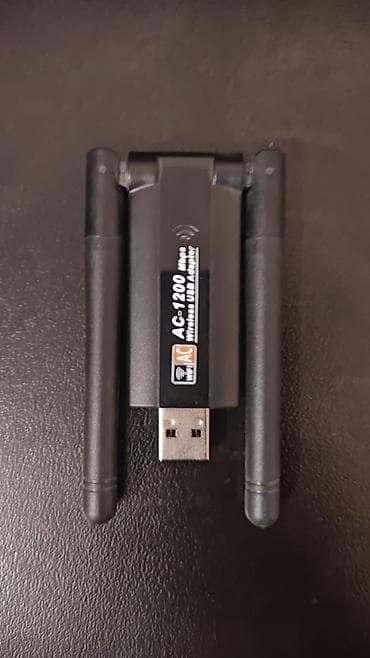 usb adapter: Wi‑Fi адаптер USB AC1200 с двумя поворотными антеннами - Беспроводной — 2