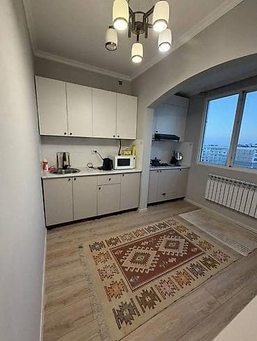 Батирлер: 1 бөлмө, 45 м², Восток-5 мкр 106-серия, 9 кабат, Жаңы ремонт — 9