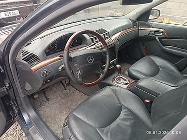 Транспорт: Mercedes-Benz S-Class: 2001 г., 3.2 л, Седан — 5
