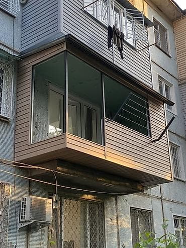 Үй жана бакча: Услуги по выносам и облицовке балконов/лоджий Что делаем: - Вынос — 4