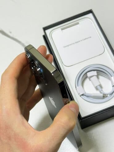 samsung телефон бу: IPhone 13 Pro, Колдонулган, 128 ГБ, Кара, Кабель, Куту, 86 % — 5