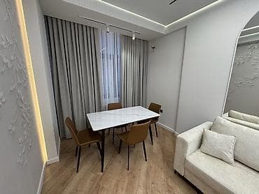 Продажа квартир: 2 комнаты, 77 м², Асанбай мкр Элитка, 2 этаж, Евроремонт — 5