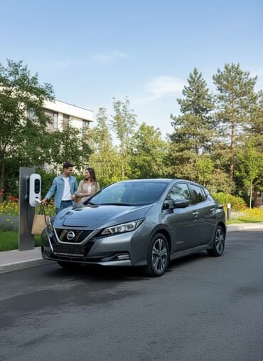 byd yuan up цена в бишкеке: Nissan Leaf: 2018 г., Автомат, Электромобиль, Хэтчбэк — 1
