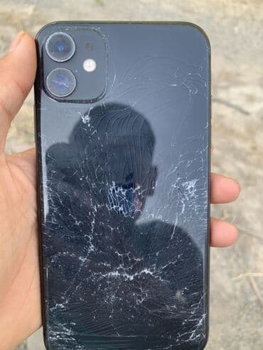телефон 11 айфон: IPhone 11, Колдонулган, 128 ГБ, Кара, Коргоочу айнек, Куту, Каптама, 73 % — 6