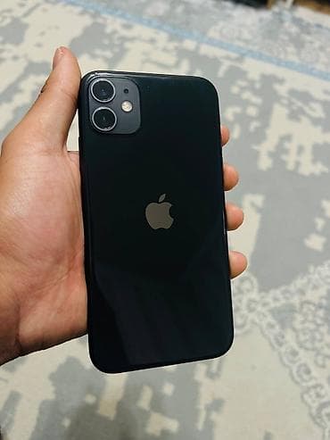 iphone 11 128 гб: IPhone 11, Б/у, 64 ГБ, Черный, Защитное стекло, Чехол, 72 % — 1