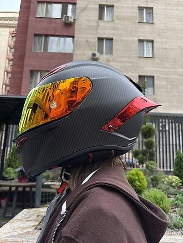 мотошлем agv: Мото‑шлем AGV с зеркальным визором - Тип: интеграл (full face) - — 6