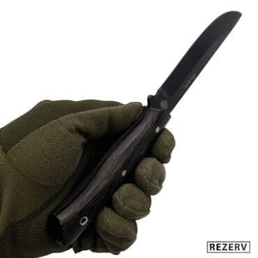 прибор ночного видения для охоты бу: Нож "Вожак У" охотничий, сталь У8, клинок цельный, ножны кожа — 19