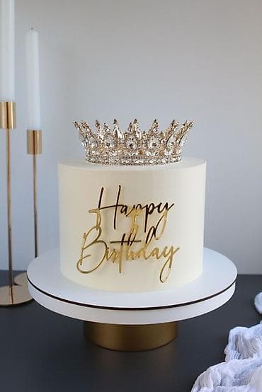 Фрукты: Именные торты на день рождения с декоративными топперами - Оформление — 2