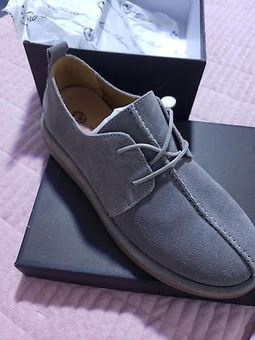 мед форма: Мужские туфли, 40, Новый, цвет - Серый, Бесплатная доставка — 1