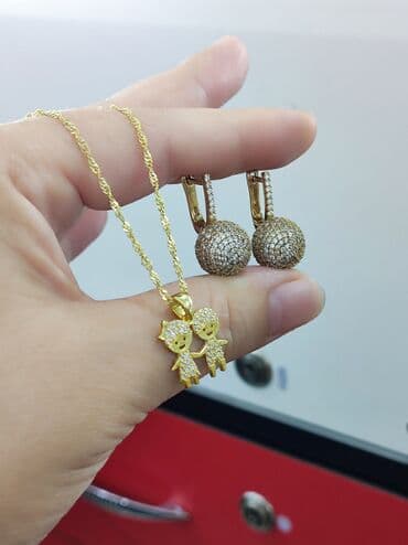 свадебные платья от производителя: Серебро Италия Серебряный Серьги+ Цепочка с подвеской Цена 4500сом — 9