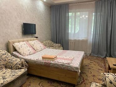 дом без хозян: 2 комнатная квартира на сутки Правда-Боконбаева Командированным — 4