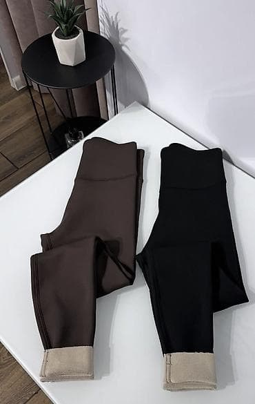 одежда для танцев: В наличии - стильный Графитовый (темно серый) Теплые леггинсы с тонким — 2