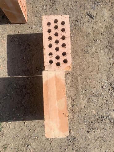 подрашивка кирпич: Тешиктүү, Бышкан кирпич, Жарым блок, 250×120×90 — 7