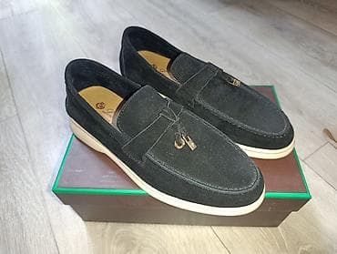 Лоферы, 38, Loro Piana, Б/у, цвет - Черный at lalafo.kg Лоферы, 38, Loro Piana, Б/у, цвет - Черный