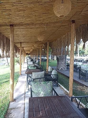 бамбуковые перегородки: Бамбуковые панели для отделки и навесов - Материал: натуральный — 2