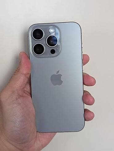 tecno camon 30 pro: IPhone 15 Pro, Б/у, 256 ГБ, Серебристый, Коробка, 87 % — 1