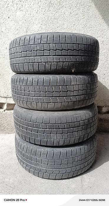 зимние шина: Шины 215 / 55 / R 17, Зима, Б/у, Комплект, Легковые, Корея, DUNLOP — 2