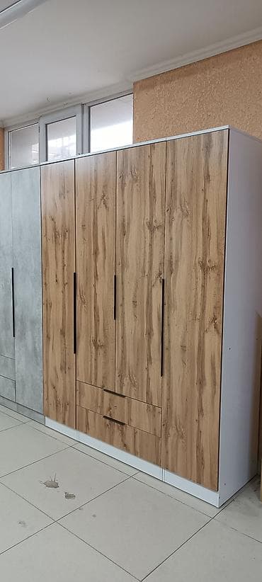 сервант и книжный шкаф: Шифоньер, шкаф для одежды, Новый, Прямой, ЛДСП — 6