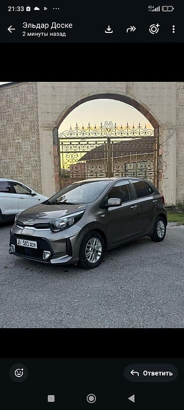Продажа авто: Kia Morning: 2020 г., 1 л, Автомат, Бензин, Хэтчбэк — 2
