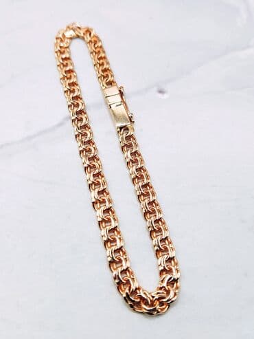 продаю золотую цепочку: Золото комплект 585 проба Ручная работа Цепь и браслет Плетение — 20