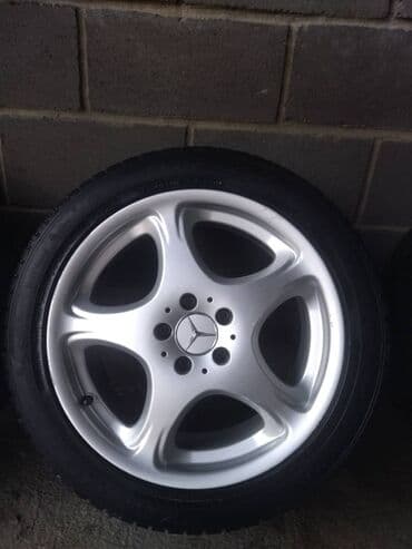 Диски: Литые Диски R 18 Mercedes-Benz, Комплект, отверстий - 5, Б/у — 3