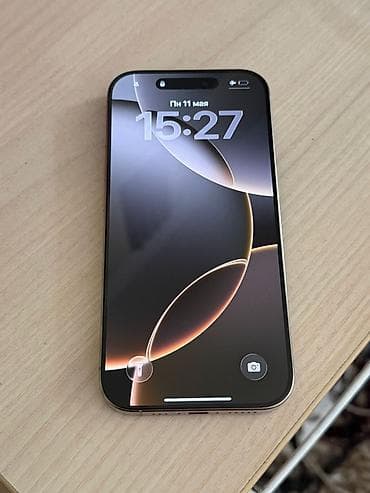 iphone 15 цена в бишкеке: IPhone 16 Pro, Б/у, 128 ГБ, Natural Titanium, Коробка, 96 % — 3