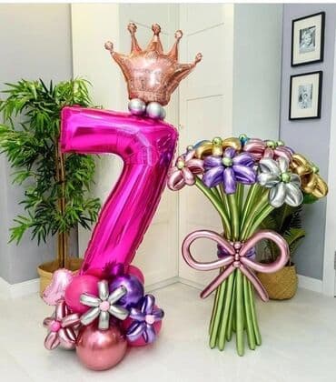 газ баллон кислородный ош сатылат: Цветы из шаров подарки на 8 марта Корзины из шаров букеты с бабочками — 19