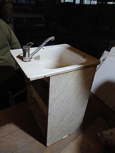 мойка с тумбой для кухни купить: Садовый умывальник — 1