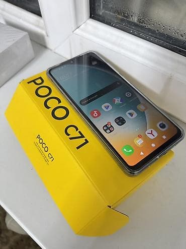 hoco gm107: Poco C71, Новый, 64 ГБ, цвет - Черный, 2 SIM — 1