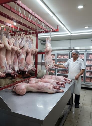 быки на мясо: Туши баранины - Цельные туши баранов, обвалка не произведена - — 1