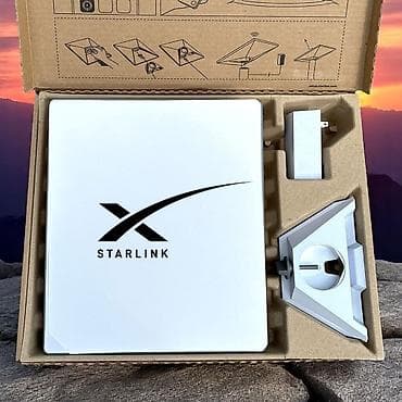 прибор для настройки спутниковых антенн: Starlink — комплект спутникового интернета (вторая/квадратная антенна — 3