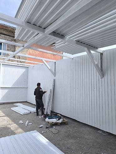 товары для отдыха на природе: Строительство навесов, ангара и ограждений из металлоконструкций — 4