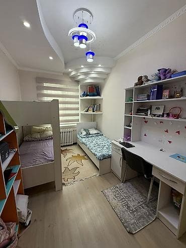 квартира токмок: 3 комнаты, 80 м², 105 серия, 4 этаж, Косметический ремонт — 3
