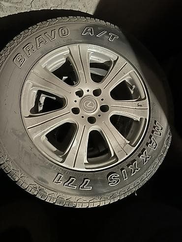 Колеса в сборе 235 / 65 / R 17, Лето, Б/у, Комплект, Внедорожные (АТ/МТ), Литые, отверстий - 5