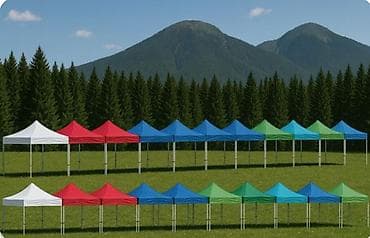 🏕️ Складной шатер арендага берилет! Ар кандай иш-чараларга идеалдуу