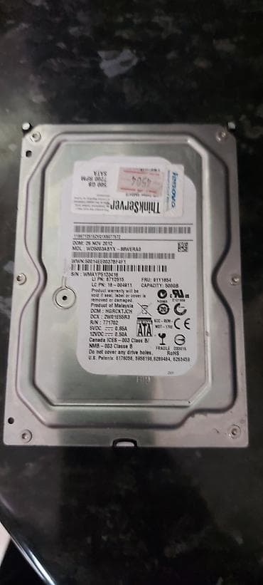 ipad 8th: Накопитель для ПК, Б/у, Western Digital (WD), HDD, 512 ГБ, 3.5", Для ПК — 1