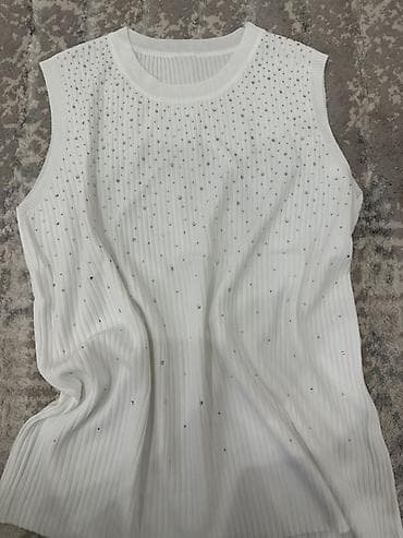 Майка, Трикотаж, Облегающая модель, Стандарт — 3