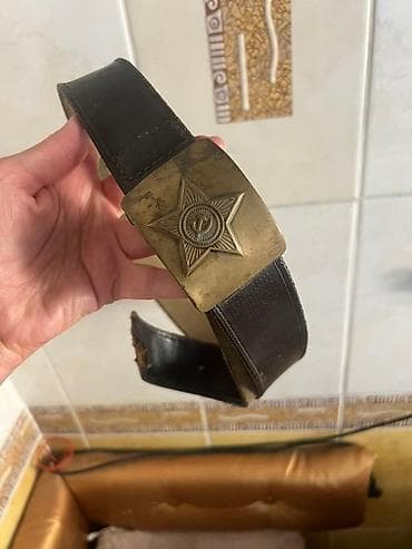 советский ремень: Ремень, Материал: Комбинированный материал, Унисекс — 1